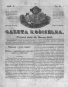 Gazeta Kościelna 1847.03.15 R.5 Nr11