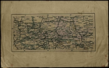 Niemcy Środkowe - mapa komunikacyjna