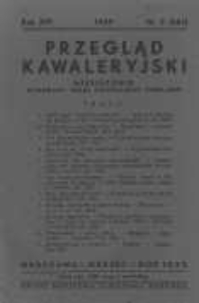Przegląd Kawaleryjski 1939 marzec R.16 Nr3(161)