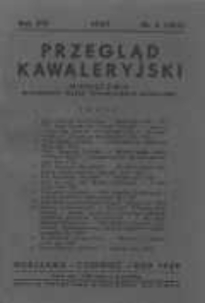 Przegląd Kawaleryjski 1939 czerwiec R.16 Nr6(164)