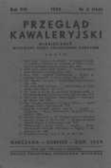 Przegląd Kawaleryjski 1939 sierpień R.16 Nr8(166)