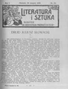 Literatura i Sztuka. Dodatek do Dziennika Poznańskiego. 1909 R.1 nr22