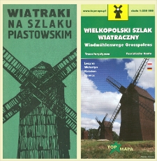 Mapy, Foldery Turystyczne z wizerunkiem wiatraków ; Tourist Maps, Folders with the image of windmills