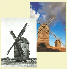 Pocztówki, Wiatraki w Polsce ; Postcards – windmills in Poland