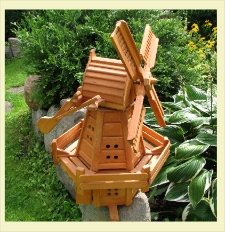 Wiatrak w domu i ogrodzie ; Windmill at Home and in Garden