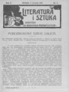 Literatura i Sztuka. Dodatek do Dziennika Poznańskiego. 1910 R.2 nr2