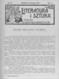 Literatura i Sztuka. Dodatek do Dziennika Poznańskiego. 1910 R.2 nr3