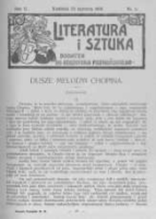 Literatura i Sztuka. Dodatek do Dziennika Poznańskiego. 1910 R.2 nr4