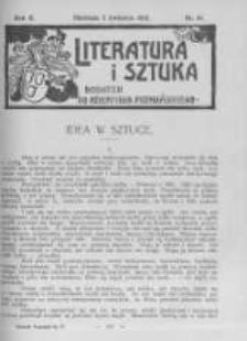 Literatura i Sztuka. Dodatek do Dziennika Poznańskiego. 1910 R.2 nr14