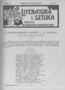Literatura i Sztuka. Dodatek do Dziennika Poznańskiego. 1910 R.2 nr24