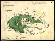 Mapa do Wyprawy Łysobyckiej podczas powstania listopadowego