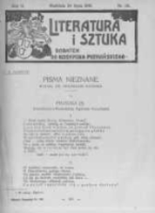 Literatura i Sztuka. Dodatek do Dziennika Poznańskiego. 1910 R.2 nr30
