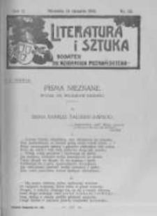 Literatura i Sztuka. Dodatek do Dziennika Poznańskiego. 1910 R.2 nr33