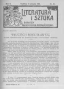 Literatura i Sztuka. Dodatek do Dziennika Poznańskiego. 1910 R.2 nr34