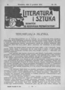 Literatura i Sztuka. Dodatek do Dziennika Poznańskiego. 1910 R.2 nr50