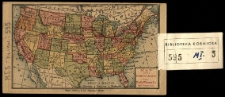 Stany Zjednoczone 1900 r. mapa komunikacyjna