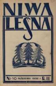 Niwa Leśna 1932 [Nr10]