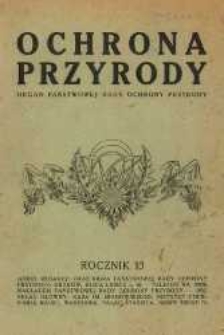 Ochrona Przyrody 1933 Rok 13