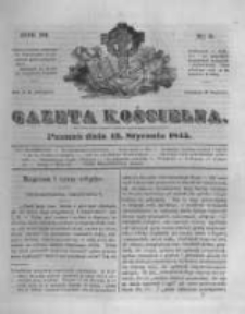 Gazeta Kościelna 1845.01.13 R.3 Nr3