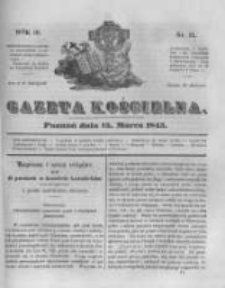 Gazeta Kościelna 1845.03.15 R.3 Nr11
