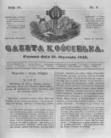 Gazeta Kościelna 1846.01.21 R.4 Nr3