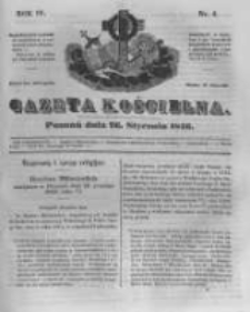 Gazeta Kościelna 1846.01.26 R.4 Nr4
