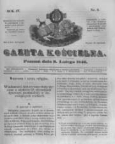 Gazeta Kościelna 1846.02.09 R.4 Nr6