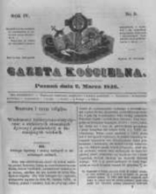 Gazeta Kościelna 1846.03.02 R.4 Nr9