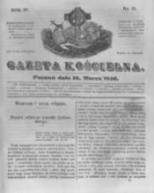 Gazeta Kościelna 1846.03.16 R.4 Nr11
