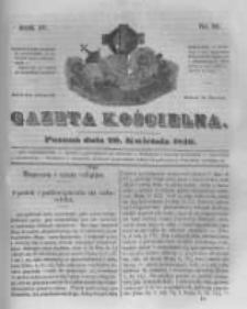 Gazeta Kościelna 1846.04.20 R.4 Nr16