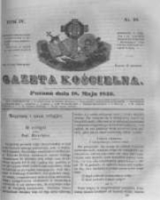 Gazeta Kościelna 1846.05.18 R.4 Nr20