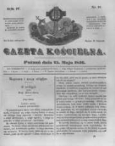 Gazeta Kościelna 1846.05.25 R.4 Nr21