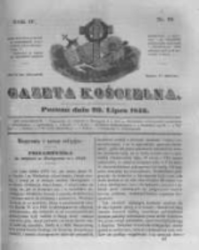 Gazeta Kościelna 1846.07.20 R.4 Nr29