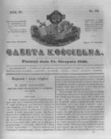 Gazeta Kościelna 1846.08.24 R.4 Nr34