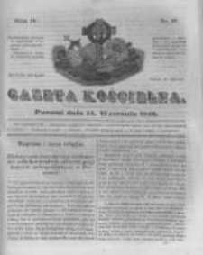 Gazeta Kościelna 1846.09.14 R.4 Nr37