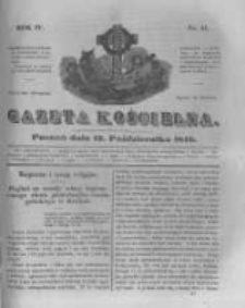 Gazeta Kościelna 1846.10.12 R.4 Nr41
