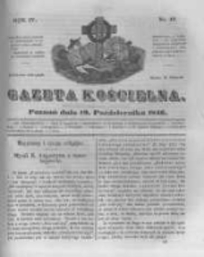 Gazeta Kościelna 1846.10.19 R.4 Nr42