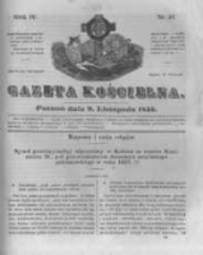 Gazeta Kościelna 1846.11.09 R.4 Nr45