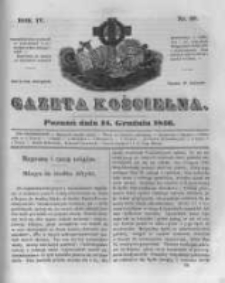 Gazeta Kościelna 1846.12.14 R.4 Nr50