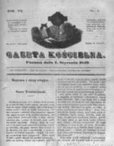 Gazeta Kościelna 1849.01.02 R.7 Nr1