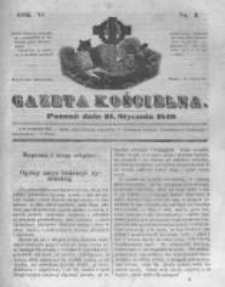 Gazeta Kościelna 1849.01.31 R.7 Nr2