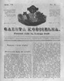 Gazeta Kościelna 1849.02.19 R.7 Nr5
