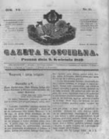 Gazeta Kościelna 1849.04.09 R.7 Nr14