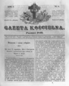 Gazeta Kościelna. 1843 R.1 nr5