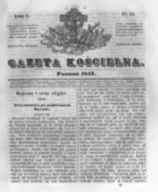Gazeta Kościelna. 1843 R.1 nr14