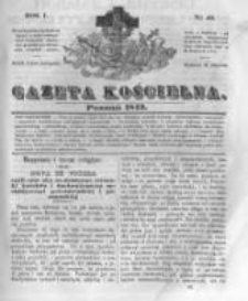 Gazeta Kościelna. 1843 R.1 nr40