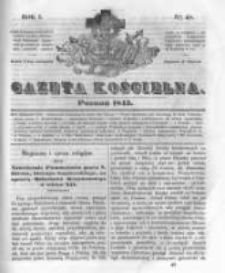 Gazeta Kościelna. 1843 R.1 nr48