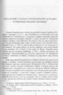 Działalność czeskich Dypoldowiców na Śląsku w pierwszej połowie XIII wieku