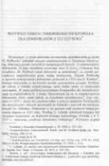 Przywilej księcia Pomorskiego Świętopełka dla Dominikanów z 22 I 1227 roku