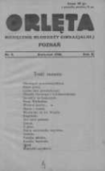 Orlęta: miesięcznik młodzieży gimnazjalnej 1930 kwiecień R.2 Nr8